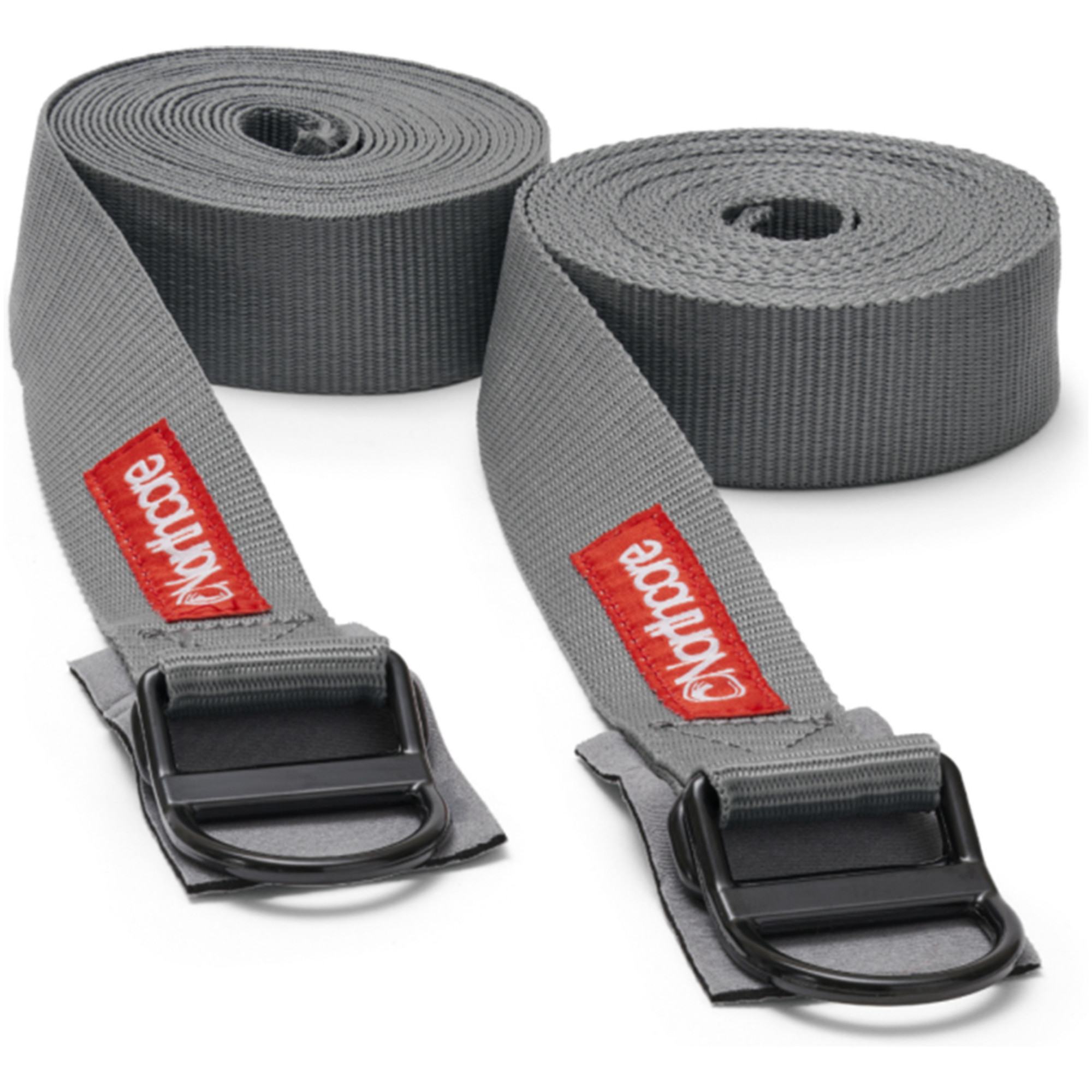 2024 Northcore DRing 5M Roof Rack Straps / Tie Downs NOCO22B Grey